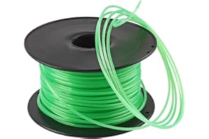 Forever Speed Filo decespugliatore in Nylon Resistente Strimmer Line Cord String Filo per Filo erboso Diametro a 6 Bordi 3 mm x 100 Metri - Verde