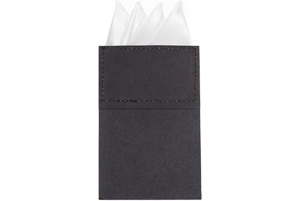 DonDon homme Pochette de costume pliée pour look parfait