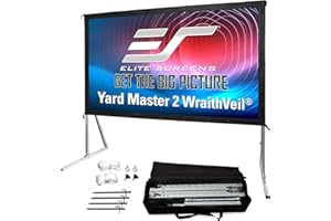 ELITESCREENS Elite Screens 120-Inch 16: 9 Yardmaster 2 Dual Front/Rear 4K Ultra HD Ready Indoor/Outdoor Projector Screen, Black