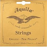 Aquila 4U - Juego de cuerdas para ukelele soprano en Sol, Do, Mi, La