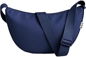 SONS OF ALOHA XL Half Moon Bag Umhängetasche HOKU aus recycletem Meeresplastik | Halbmond Festivaltasche Wasserabweisend | Stylische Crossbody bag mit verstellbarem Gurt