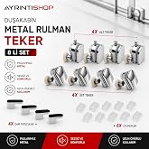 Ayrıntıshop Duşakabin Metal Rulman L&uuml;x Tekerlek 8li Set (24 mm)