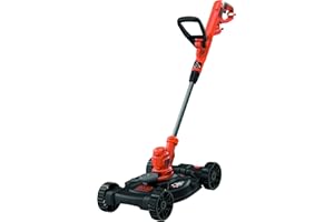 BLACK+DECKER 3-in-1 Multi-Trimmer-Set Rasentrimmer mit Akku Rasenkantenschneider (550W, 30 cm Schnittbreite, AFS automatische Fadenverlängerung, inkl. Mäh-Chassis, für kleine Gärten) BESTA530CM