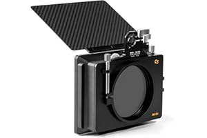 NiSi C5 Matte Box Cinema Kit - C5 Mattebox, Filter Tray, True Color 1-5 Blenden VND Filter, True Color Rotating PL, 4x5.65 FS ND16 Filter, 4x5.65”Black Mist 1/8 Filter