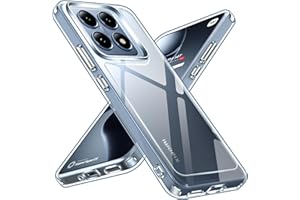 ivoler Anti-Amarillo Clara Funda para Xiaomi 14T / Xiaomi 14T Pro, [Protección Militar] Carcasa Bumper Teléfono Antigolpes Transparente Anti-arañazos Silicona PC Duro Case