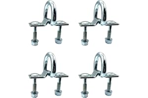 ‎MELTRUCK MelTruck® 4X Zurrbügel Zurrmulde Zurrhaken Zurröse 2000kg Ladungßicherung Schraube Muttern