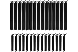 DIVONO 30 Stück Verschlussclips, 6 cm/11 cm Lebensmittelverpackungsbeutel-Verschlussclips, Clips Für Tüten Snacks-Beutel-Clips, für die Aufbewahrung von Lebensmitteln im Gefrierschrank in der Küche(Schwarz)