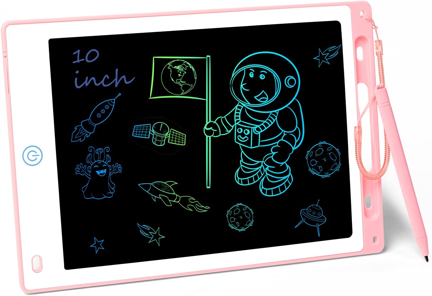 Vicloon Tableta de Escritura LCD, 10" Tablero de Dibujo Electrónico para Niños, Tablero de Graffiti de con Bloqueo de Pantalla borrable para Pinturas niños y Juguete Educativo para Clase Oficina Casa