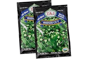 VEENAS Taj bhindi Cut | Okra | Fresh Okra | Lady's Finger | Bhindi | Fresh Vegetables | Indian origin | 1KG (Pack of 2)