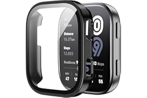 FDHYFGDY Funda para Amazfit Bip 6 Fundas con Protector de Pantalla, Ultrafino y Resistente a arañazos Carcasa, compatibles con Amazfit Bip 6 46mm Funda