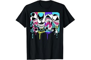 Marvel Venom Colorful Dripping Comic Panel Camiseta
