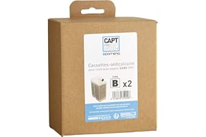 Domena Pack de 2 Cassettes anticalcaires Type B Translucide