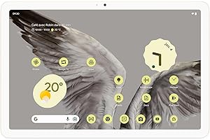 Google Pixel Tablet – Tablette Android avec écran 11 Pouces et autonomie Extra Longue – 8 Go de RAM – 256 Go d'espace de Stockage – Porcelaine
