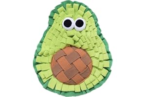 PLUSHCEWT Snuffle Mat for Dogs,Food Sniffing Feeding Mat Pet Snuffle Mat,Interactive Feeding Game Toy for Dogs,Natural Foraging Skills,Slow Feeding Puppy Training Mat for Small,Medium Dog (Avocado)