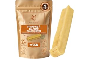 Wildfang® Fromage de Yak pour Chien XS (env. 21 g) – friandises pour Chien, bâtonnets au Fromage de Yak de l’Himalaya, friandise Dentaire Churpi pour Chiens de Moins de 10 kg, Lot de 1