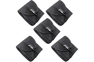 P Prettyia 5-Pack Spare Scuba Diving Weight Belt Pocket Pouch with Buckle - Strong & Durable