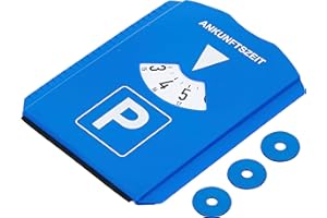 ‎BGS DO IT YOURSELF BGS DIY 80721 | Parkscheibe | mit Eiskratzer/Gummilippe und 3 Einakufswagenchip | für Auto und Motorrad