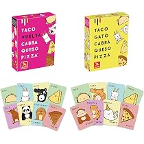 Ludilo Taco Kätzchen Pizza Kartenspiel Für Kinder Ab 4 Jahre - 2-6 Spieler, Familienspiel