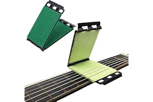 KSVFTB 2 PCS Guitar Cleaning Kit, Guitar String Cleaner, Guitar Polish Cloth Tool Scrubber Electric Guitar Cleaning & Maintenance Violin Care Kit for Bass Ukulele Guitars (Light Green+Dark Green)