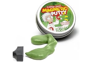 FIRST4MAGNETS MAGPUT-GN-1 Professor Gauss Putty with Skittle Magnet-Green Goo (Pack of 1)