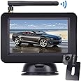 Wireless Reversing Camera, DOUXURY 4.3'' LCD Rear View Monitor + 170° Wide Angle IP68 Waterproof Rear View Camera, Night Vision Universal for Car Van Semi Truck