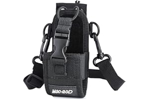 Litensh Multi-Fonction Tactique Porte Radio Holster Titulaire Cas Sac Pochette Talkie Walkie Molle Étui Radio Pouch Réglable Radio Support de Talkie walkie Ceinture Radio Gilet 20D