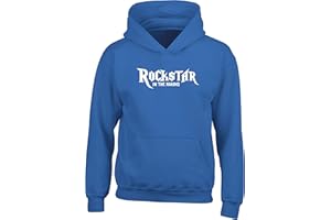 Hippowarehouse Rockstar in The Making Kids Children's Unisex Hoodie Hooded top