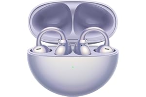 HUAWEI FreeClip, Design innovativo con clip per un comfort senza pari, Ascolta con open-ear, Cancellazione del rumore AI per chiamate, Batteria lunga durata, Android & iOS, Italia, Purple
