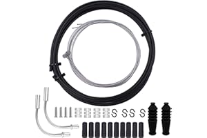 TSATHOGGUA Juego de Cables de Freno Bicicleta - Cables de Freno para MTB con Instalación Fácil - Kit de Cable de Freno MTB