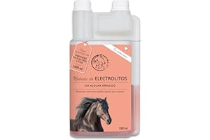 Annimally Electrolitos Líquidos para Caballos 1000ml con Sodio, Potasio, Acerola, Calcio, Magnesio y Vitamina B líquida - Electrolitos Líquidos sin azúcares añadidos.