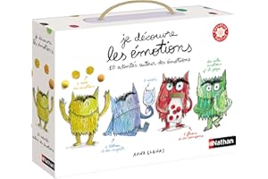 Nathan - Je découvre les émotions - Education positive - coffret d'activités originales pour découvrir ses émotions - Pour enfants à partir de 3 ans