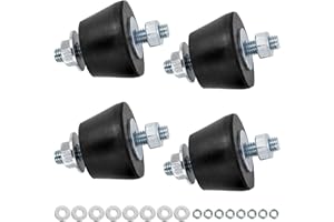 XGAGHB Cherbowing Amortisseurs de vibrations en caoutchouc M8 pour climatisation 45 x 35 mm