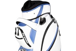 CLEARANCE GOLF Motor Power and Caddy Cart Bag / Dry Pocket - White/Blue Pro Series