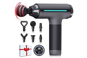 XLLENT Christmas Gifts for Men Him Women Massage Gun Deep Tissue - Portable Handheld Muscle Massager,Super Quiet Percussion Massager