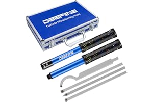 DEEFIINE Utensili per Tornitura in Legno, Acciaio Legato, 6F