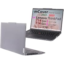 mCover Coque rigide uniquement compatible avec Lenovo ThinkPad T14 Gen 3/Gen 4 Windows 2023-2024 14 (avec charnière à 180°, ne convient pas aux autres modèles Lenovo) – Aqua