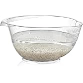 Hobby Life 3.5 Litre Şeffaf Pirin&ccedil; S&uuml;zgeci &ndash; Islatma ve Yıkama Hazneli, Tane Kaybını &Ouml;nleyen Akıllı Bakliyat Yıkama Kabı
