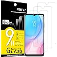 NEW'C 3 Pezzi, Vetro Temperato per Xiaomi Mi A3, Pellicola Prottetiva Anti Graffio, Anti-Impronte, Senza Bolle, Durezza 9H, 0
