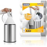 XUXRUS Small Trash Bags 12L and 15L Trash Bags