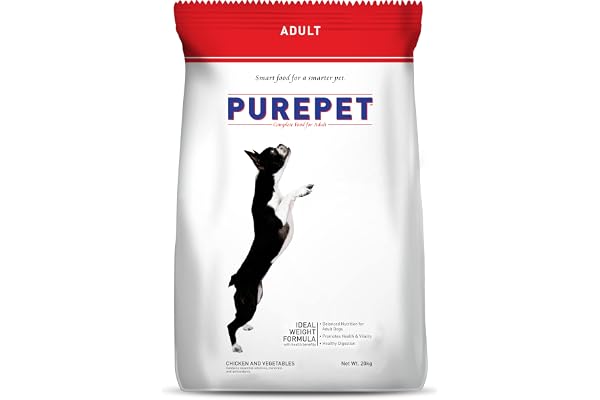 Purepet Chicken & Vegetable Adult Dry Dog Food, 20kg