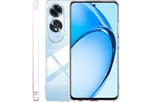zZjoOoj Carcasa transparente compatible con Oppo A60, resistente a los golpes, resistente a los arañazos, carcasa protectora ultra fina, no amarilla, funda para teléfono móvil de silicona suave TPU