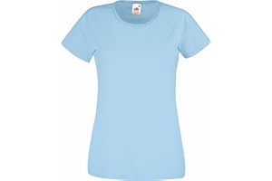 Fruit of the Loom Women's Valueweight T Lady-Fit T-Shirt