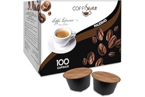 Coffisano 100 Capsule di Caffè compatibili con Dolce Gusto, Miscela Palermo - Espresso Italiano Monodose - Aroma Gusto Deciso (confezione 4 buste da 25 pz.)