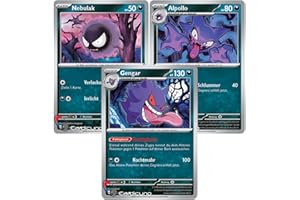 Cardicuno Gengar, Alpollo & Nebulak Set 055/056/ 057/091 Paldeas Schicksale | Gengar Deutsch