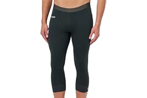 Schöffel Merino Sport Pants Short M - Długie kalesony regulujące temperaturę, oddychające legginsy termiczne o długości 3/4 Uniseks