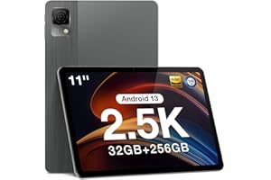 DOOGEE T30 Ultra Tablet, 32GB + 256GB (2TB TF), 2.5K 11 Pulgadas Tablet, Helio G99 Android 13 Tablet, 8580mAh Batería Tableta Ultrafino de 7,6 mm, 16MP+8MP, 4 Altavoces Hi-Res Audio,Dual 4G LTE-Gris