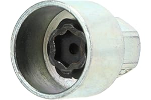 AQXREIGHT Blokada Koła Nakrętka z końcówką, Blokada Koła Samochodu Klucz Zabezpieczenie Przed kradzieżą Lugnut Wymiana Gniazda dla 1 3 5 6 7 Seria X1 X2 X3 X4 X5 X6 Z4 (053)