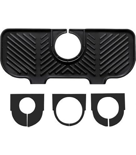 Accessoire Cuisine évier Protection Anti-éclaboussures Pour évier De Cuisine - En Silicone, Ventouses - Garde Plan De Travail Sec Anti éclaboussures Cuisine