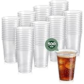 Maxi Products - 500 Reusable Plastic Cups - 200 cc - Recyclable Cups - High Resistance - Unbreakable Cups - Celebrations - Co
