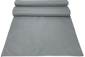 ‎JEMIDI JEMIDI Outdoor Tischläufer 50x150cm Läufer Tischband wasserabweisend - Tischläufer Hellgrau